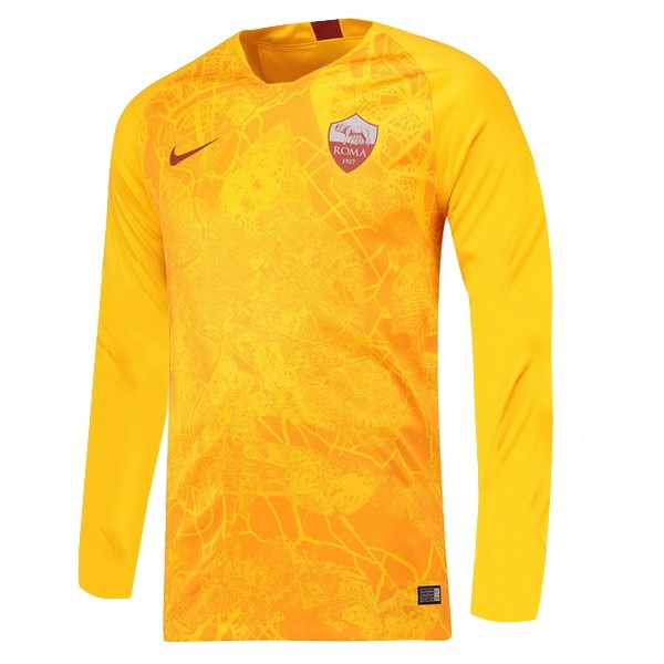 Camiseta As Roma Tercera equipación ML 2018-2019 Amarillo